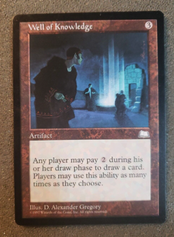 Well of Knowledge x1 - Magic the Gathering - Weatherlight - Near Mint (DS3D1P3). - Image 1