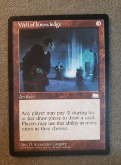 Well of Knowledge x1 - Magic the Gathering - Weatherlight - Near Mint (DS3D1P3). - Image 3