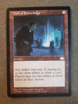 Well of Knowledge x1 - Magic the Gathering - Weatherlight - Near Mint (DS3D1P3). - Image 5