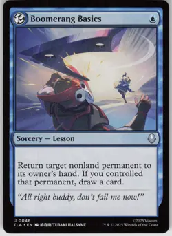 MTG Boomerang Basics Normal NM Avatar: The Last Airbender Magic 46 - Image 1