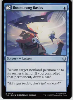 MTG Boomerang Basics Normal NM Avatar: The Last Airbender Magic 46 - Image 1