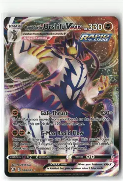 Pokemon Rapid Strike Urshifu VMAX Ultra Rare SWSH05: Battle Styles 088/163 - Image 1