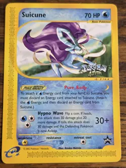 Pokemon Wotc Black Star Promo # 53 Suicune,,Not Played,, - Image 1