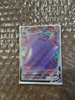 Pokemon Ditto VMAX 051/072 Shining Fates Holo Ultra Rare 320 HP VMAX - Image 1