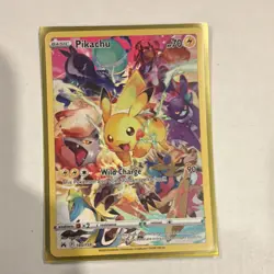 Pokemon TCG Pikachu 160/159 Crown Zenith Secret Rare Holo Wild Charge 2023 - Image 1