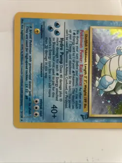 Pokemon TCG Blastoise Holo Rare Base II 2/130 - Image 3