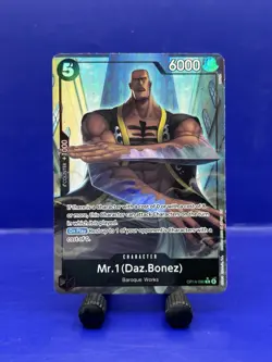 One Piece TCG Mr.1 (Daz.Bonez) (Alt. Art) The Azure Sea's Seven OP14-090 R Foil - Image 1