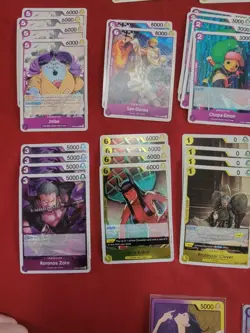One Piece TCG Custom Purple Yellow Nico Robin Deck Ready to Play - Image 3