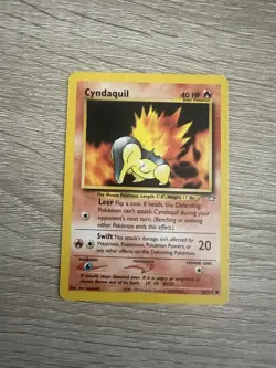 Pokemon Cards Cyndaquil Neo Genesis with Bonus Gift - Image 1