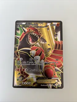 Groudon EX 150/160 Full Art Ultra Rare Pokemon Card 2015 XY Primal Clash HP - Image 1