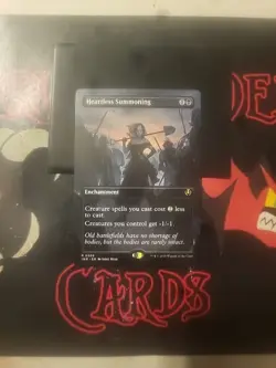 Magic The Gathering Innistrad Remastered "Heartless Summoning" BORDERLESS RARE - Image 1