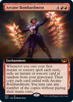 MTG - Arcane Bombardment - Extended Art - Streets of New Capenna - NM, English M - Image 1