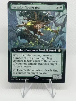Ferrafor, Young Yew (Extended Art) 0036 (R) MTG Commander Lorwyn Eclipsed (ECC) - Image 1