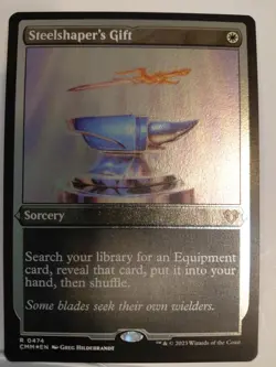 Steelshaper's Gift (Foil Etched) Commander Masters Foil - Image 1