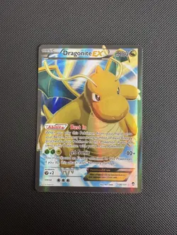 Dragonite EX 108/111 X & Y Furious Fists Ultra Rare Full Art Holo Pokemon Card - Image 1