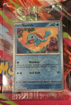 Squirtle - (Pokemon Center Exclusive) 007/165 SV:151 Reverse Holo - Image 1