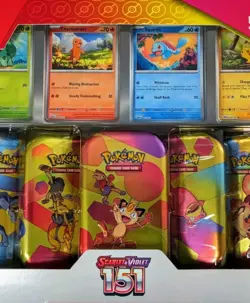 Pokemon TCG Scarlet and Violet 151 Mini Tins 5 Pack Factory Sealed - Image 4