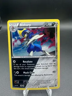 Bisharp 64/114 - XY Steam Siege Cosmos Promo - Holo Rare Pokemon TCG - NM SWIRL - Image 1