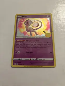 Mew 11/25 - Celebrations 25th Anniversary Holo - Pokemon TCG 2021 - Image 1