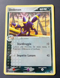 Pokemon Umbreon 24/100 Non HOLO Set Ex Tempesta Di Sabbia Italiano NM - Vintage - Image 1