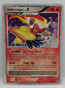 Infernape LV.X 121/130 Diamond and Pearl Holo HP Pokemon - Image 1