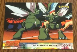 THE ULTIMATE MATCH #34 Topps Pokemon Blue Label Mewtwo Strikes Back - Image 1