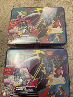 Pokemon TCG - 2025 Fall Collector 2x Lunchbox Tin - New Factory Sealed 2 Boxes - Image 2