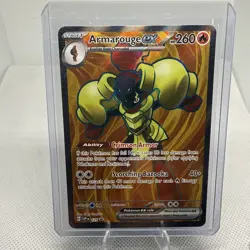 2023-25 Pokemon SV Black Star Promos SVP EN Armarouge ex #125 - Image 1