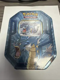 2016 Pokemon TCG Gyarados XY Power Champion Tin Factory Sealed English 820650102851 - Image 1