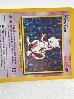 Pokemon TCG Mewtwo Holo 10/102 - Base Set - WOTC Vintage 1999 - MP - Image 4