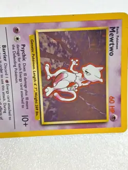 Pokemon TCG Mewtwo Holo 10/102 - Base Set - WOTC Vintage 1999 - MP - Image 5