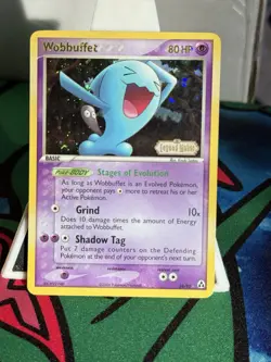 Pokemon TCG Wobbuffet 28/92 EX Legend Maker Reverse Holo Stamped NM - Image 1