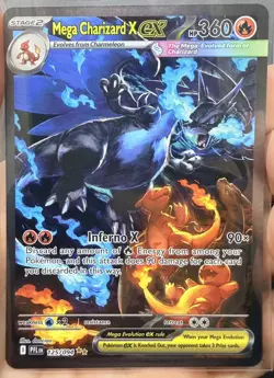 2025 POKEMON PHANTASMAL FLAMES - PFL EN MEGA CHARIZARD X EX SPECIAL ILLUSTRATION - Image 1