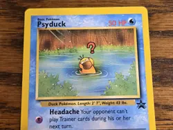 Pokemon Wotc Black Star Promo # 20 Psyduck,,not played - Image 2