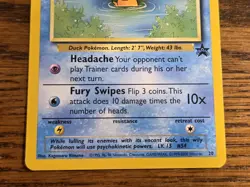Pokemon Wotc Black Star Promo # 20 Psyduck,,not played - Image 3