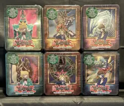 YUGIOH 2003 COLLECTOR 6 TINS, Factory Sealed - Image 1