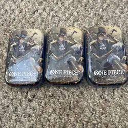 One Piece Card Mini-Tin Pack Set Vol.2 New Sealed - Sabo Edition X3 - Image 1