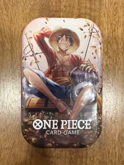 One Piece Tin Pack Set Vol.2 (TS-02) LUFFY x1 Factory Sealed READY TO SHIP NOW - Image 1