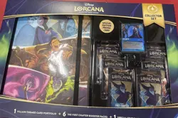 Disney Lorcana First Chapter Collector Set Bundle - 6 packs, portfolio, & promo - Image 2