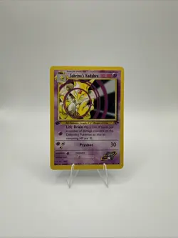 Pokemon TCG Sabrina's Kadabra Gym Challenge 1st Edition Uncommon Card 58/132 - Image 2