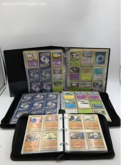 Pokemon Card Lot w/ 3 Binders Modern Nintendo Era Bulk Collection Mixed Sets - Image 1