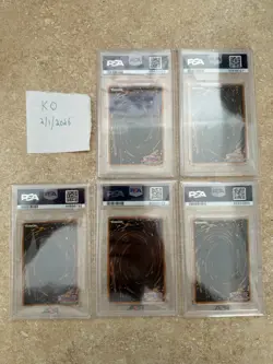Yugioh Ancient Sanctuary 1st Edition PSA 9 Graded Card Lot - Image 2