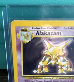 Alakazam 1/102 Base Set Holo Pokemon Card TCG - Image 3