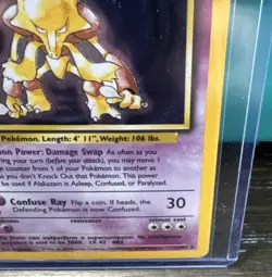 Alakazam 1/102 Base Set Holo Pokemon Card TCG - Image 5