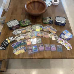 Massive Pokemon Collection Holo Reverse Holo Super Rare 1100 + TCG Card Lot C3 - Image 1