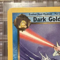 Pokemon Card - Dark Golduck Team Rocket 37/82 Uncommon 1st Edition NM - Image 2