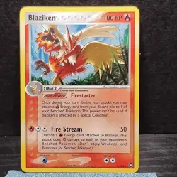 Pokemon Blaziken EX Power Keepers Holo Rare Card 5/108 HP100 2007 English - Image 1