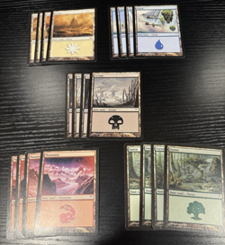 MTG Kamigawa Basic Land set, 20 cards - all art included - Image 1