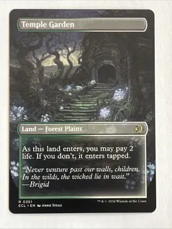 Temple Garden // Temple Garden Borderless Lorwyn Eclipsed 351 - Image 2