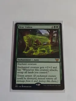 Bear Umbra Commander: Kamigawa: Neon Dynasty Regular - Image 1